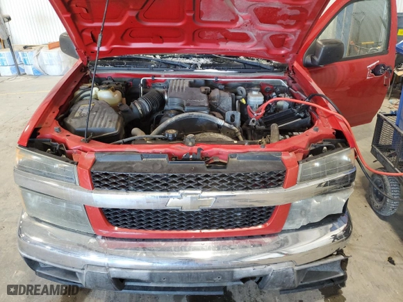 2005 Chevrolet Colorado Z85 with VIN 1GCCS148258199753, listed as a Copart auction lot 87865835 with 123,644 mi miles and Salvage Title. Bid and sale history available at carsss.com. Image 12.