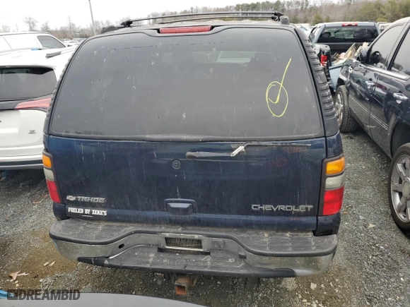 2004 Chevrolet Tahoe LS with VIN 1GNEK13Z94J171322, listed as a Copart auction lot 44327755 with 0 mi miles and Salvage Title. Bid and sale history available at carsss.com. Image 6.