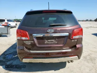 2012 Kia Sorento SX with VIN 5XYKW4A28CG234559, listed as a Copart auction lot 58477575 with 129,400 mi miles and Clean title. Bid and sale history available at DreamBid. Image 6.