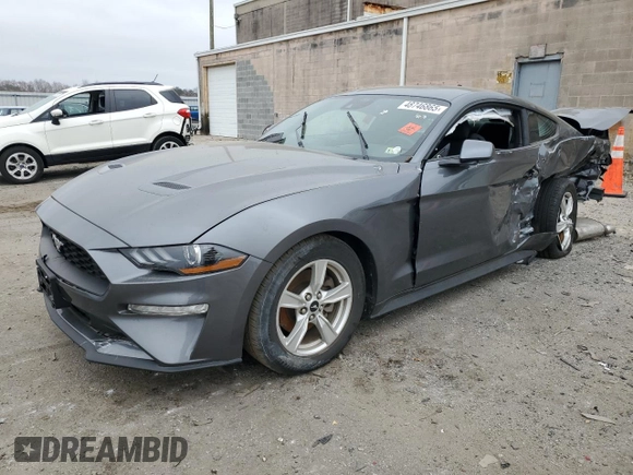2023 Ford Mustang EcoBoost with VIN 1FA6P8TH4P5101017, listed as a Copart auction lot 48746865 with 0 mi miles and Salvage Title. Bid and sale history available at carsss.com. Image 1.