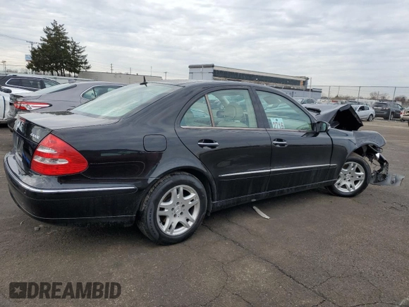 2004 Mercedes-Benz E-Class 3.2L with VIN WDBUF82J74X116313, listed as a Copart auction lot 43455195 with 0 mi miles and Salvage Title. Bid and sale history available at carsss.com. Image 3.