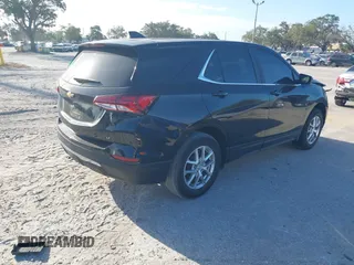 2022 Chevrolet Equinox LT with VIN 3GNAXKEV6NL114134, listed as a IAAI auction lot 40828504 with 43,240 mi miles and . Bid and sale history available at DreamBid. Image 4.