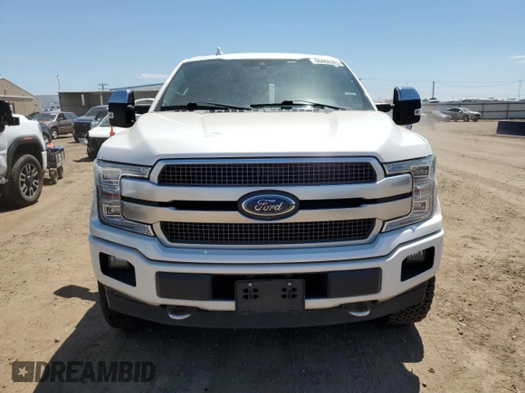 2018 Ford F-150 XL with VIN 1FTFW1E18JFC54246, listed as a Copart auction lot 60468305 with 89,814 mi miles and Salvage title. Bid and sale history available at DreamBid. Image 5.