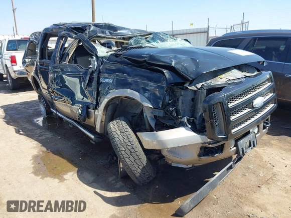 2005 Ford Excursion Eddie Bauer with VIN 1FMSU45P95ED47066, listed as a IAAI auction lot 41897867 with 171,969 mi miles and . Bid and sale history available at DreamBid. Image 1.