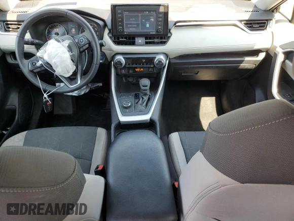 2021 Toyota RAV4 Hybrid XLE with VIN 2T3RWRFV4MW113240, listed as a Copart auction lot 65217455 with 42,715 mi miles and Salvage title. Bid and sale history available at DreamBid. Image 8.
