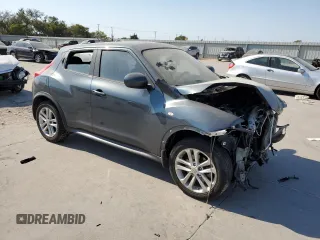 2014 Nissan Juke Nismo with VIN JN8AF5MR8ET451132, listed as a Copart auction lot 75631204 with Not Provided miles and Salvage Title. Bid and sale history available at DreamBid. Image 4.