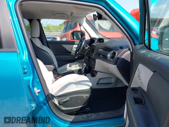 2020 Jeep Renegade Limited with VIN ZACNJAD18LPL69647, listed as a IAAI auction lot 42435120 with 62,767 mi miles and . Bid and sale history available at DreamBid. Image 5.