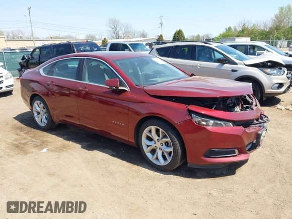 2017 Chevrolet Impala LT with VIN 2G1105S3XH9190201, listed as a IAAI auction lot 42090213 with 120,106 mi miles and . Bid and sale history available at DreamBid. Image 1.