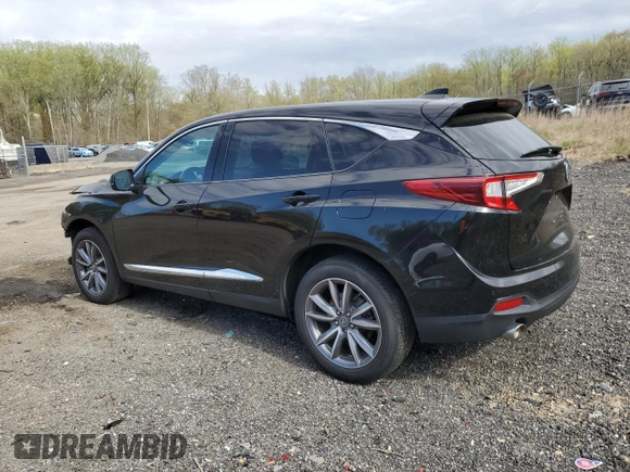 2020 Acura RDX Technology with VIN 5J8TC2H58LL003863, listed as a Copart auction lot 52949325 with 52,498 mi miles and Salvage title. Bid and sale history available at DreamBid. Image 2.