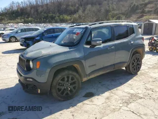 2018 Jeep Renegade Latitude with VIN ZACCJBBB0JPH08894, listed as a Copart auction lot 48557735 with 169,250 mi miles and Salvage title. Bid and sale history available at DreamBid. Image 1.