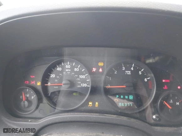 2012 Jeep Compass Latitude with VIN 1C4NJCEA2CD526150, listed as a IAAI auction lot 41441154 with 86,377 mi miles. Bid and sale history available at carsss.com. Image 7.
