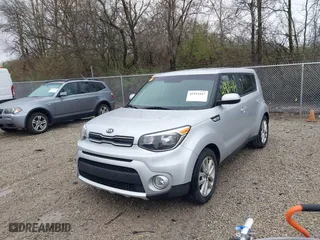 2018 Kia Soul + with VIN KNDJP3A53J7505793, listed as a IAAI auction lot 41924447 with 90,557 mi miles. Bid and sale history available at carsss.com. Image 18.