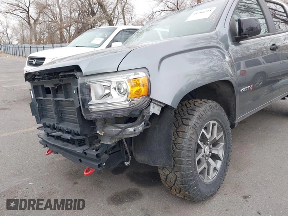 2022 GMC Canyon 4WD AT4 with VIN 1GTG6FENXN1187138, listed as a IAAI auction lot 41504228 with 2,901 mi miles and . Bid and sale history available at DreamBid. Image 17.