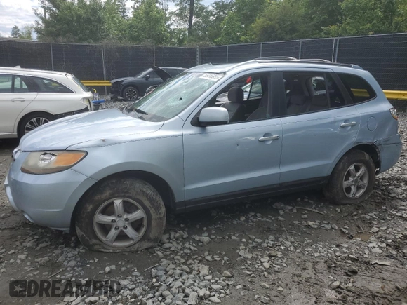 2007 Hyundai Santa Fe GLS z VIN 5NMSG73DX7H081336, wystawiony jako Copart lot #55415835 z przebiegiem 160 684 mil mil oraz Szkoda całkowita • Salvage title. Historia ofert i sprzedaży dostępna na DreamBid. Obrazek 1.