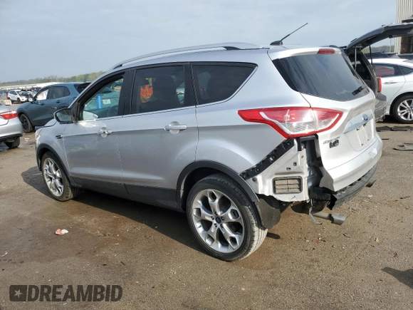 2015 Ford Escape Titanium with VIN 1FMCU0JX5FUA08248, listed as a Copart auction lot 53635435 with 120,010 mi miles and Salvage Title. Bid and sale history available at DreamBid. Image 2.