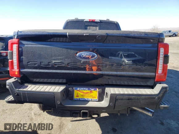 2024 Ford Super Duty F-250 SRW XL with VIN 1FT8W2BA8REF47973, listed as a Copart auction lot 41468795 with 129 mi miles and Salvage Title. Bid and sale history available at carsss.com. Image 6.