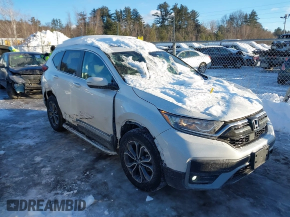 2021 Honda CR-V EX-L with VIN 2HKRW2H83MH634505, listed as a IAAI auction lot 41530499 with 76,000 mi miles and . Bid and sale history available at DreamBid. Image 1.
