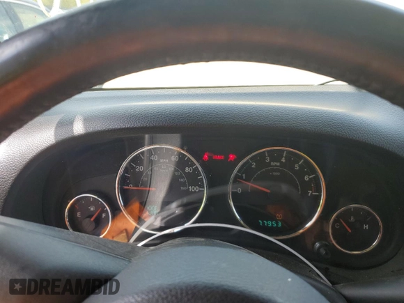2012 Jeep Wrangler Unlimited Call of Duty MW3 with VIN 1C4BJWFGXCL105130, listed as a Copart auction lot 85747614 with 77,953 mi miles and Salvage title. Bid and sale history available at DreamBid. Image 9.