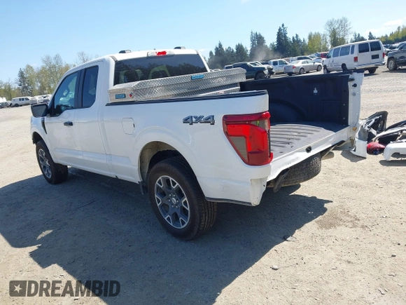 2024 Ford F-150 with VIN 1FTEX2LP1RKD38773, listed as a IAAI auction lot 41973683 with 7,538 mi miles and . Bid and sale history available at DreamBid. Image 3.