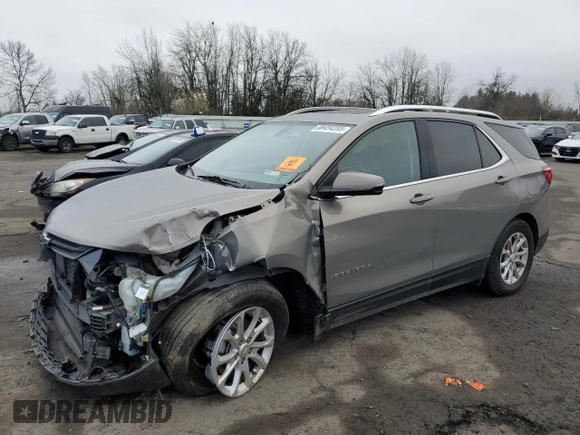 2019 Chevrolet Equinox LT with VIN 3GNAXUEV5KS528776, listed as a Copart auction lot 88494285 with 81,956 mi miles and Salvage Title. Bid and sale history available at carsss.com. Image 1.