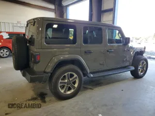 2022 Jeep Wrangler Unlimited Sahara z VIN 1C4HJXEN4NW262444, wystawiony jako Copart lot #45808695 z przebiegiem 44 517 mil mil oraz Szkoda całkowita • Salvage title. Historia ofert i sprzedaży dostępna na DreamBid. Obrazek 3.
