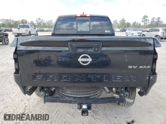 2022 Nissan Frontier SV with VIN 1N6ED1CM4NN682645, listed as a Copart auction lot 74834384 with 25,912 mi miles and Salvage title. Bid and sale history available at DreamBid. Image 6.