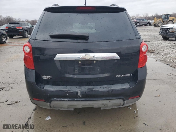 2013 Chevrolet Equinox LT with VIN 2GNALPEK9D6255829, listed as a Copart auction lot 47598575 with 171,319 mi miles and Salvage Title. Bid and sale history available at carsss.com. Image 6.
