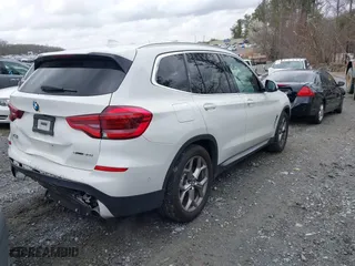 2020 BMW X3 sDrive30i with VIN 5UXTY3C07L9C28792, listed as a IAAI auction lot 41721503 with 58,340 mi miles. Bid and sale history available at carsss.com. Image 4.