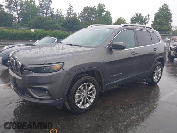 2019 Jeep Cherokee Latitude Plus with VIN 1C4PJMLB7KD195591, listed as a IAAI auction lot 42433607 with 58,370 mi miles and . Bid and sale history available at DreamBid. Image 17.