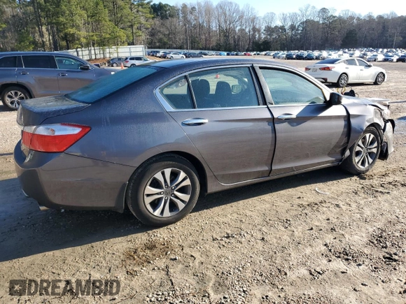 2014 Honda Accord Sedan LX with VIN 1HGCR2F3XEA002812, listed as a Copart auction lot 49377935 with 201,218 mi miles and Salvage Title. Bid and sale history available at carsss.com. Image 3.