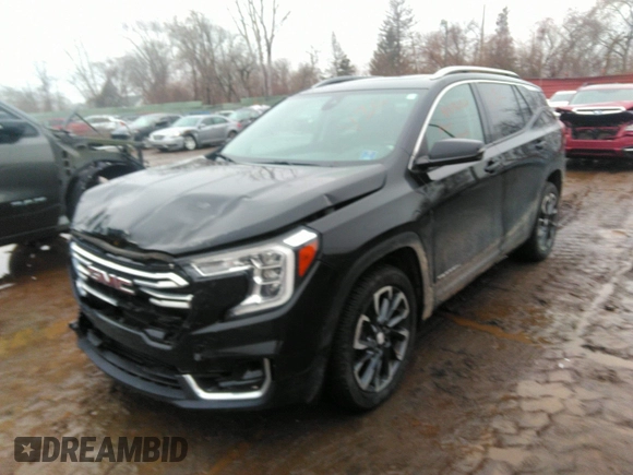 2023 GMC Terrain SLT with VIN 3GKALVEG5PL240709, listed as a IAAI auction lot 41496960 with 22,636 mi miles and . Bid and sale history available at carsss.com. Image 17.