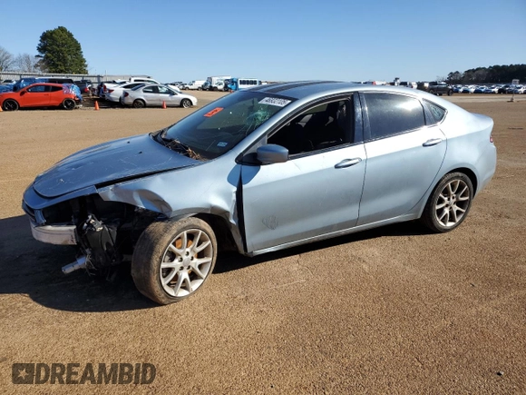 2013 Dodge Dart SXT with VIN 1C3CDFBA5DD292421, listed as a Copart auction lot 46932105 with 141,791 mi miles and Salvage Title. Bid and sale history available at carsss.com. Image 1.
