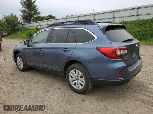 2015 Subaru Outback Premium with VIN 4S4BSBHC7F3337829, listed as a Copart auction lot 57609355 with 126,647 mi miles and Clean title. Bid and sale history available at DreamBid. Image 2.