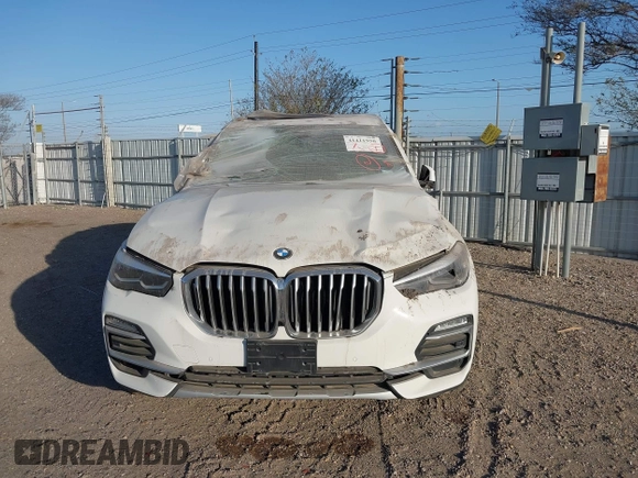 2021 BMW X5 sDrive40i with VIN 5UXCR4C05M9G12770, listed as a IAAI auction lot 41411950 with 1 mi miles. Bid and sale history available at carsss.com. Image 12.