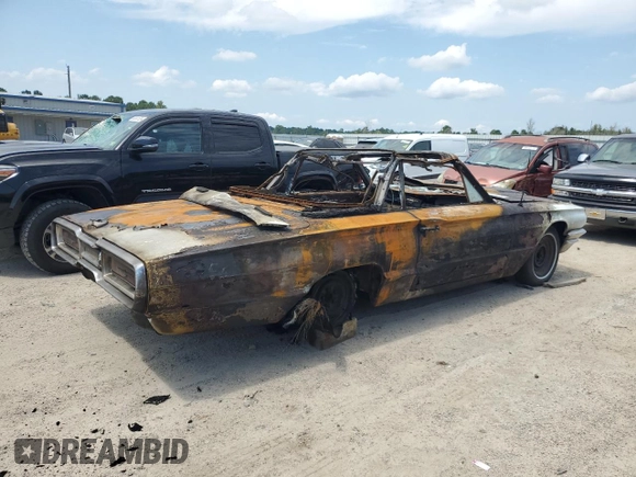 1964 Ford Thunderbird with VIN 4Y85Z179385, listed as a Copart auction lot 68340744 with Not Provided miles and Salvage Title. Bid and sale history available at DreamBid. Image 3.