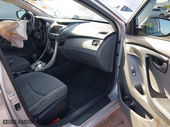 2012 Hyundai Elantra GLS with VIN KMHDH4AE6CU460641, listed as a IAAI auction lot 41926289 with 1 mi miles. Bid and sale history available at carsss.com. Image 5.