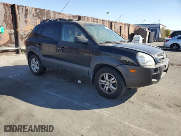2007 Hyundai Tucson SE with VIN KM8JN12DX7U633017, listed as a Copart auction lot 77671904 with 257,367 mi miles and Clean Title. Bid and sale history available at carsss.com. Image 4.
