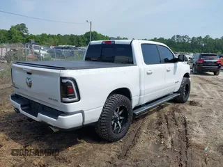 2019 Ram 1500 Big Horn with VIN 1C6SRFFT4KN649669, listed as a IAAI auction lot 42260131 with 85,009 mi miles and . Bid and sale history available at DreamBid. Image 4.