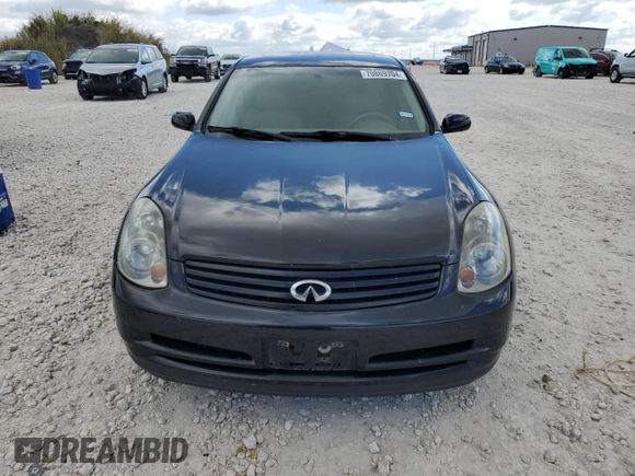 2004 Infiniti G35 w/Leather with VIN JNKCV51F54M711902, listed as a Copart auction lot 70869704 with 151,520 mi miles and Salvage Title. Bid and sale history available at DreamBid. Image 5.