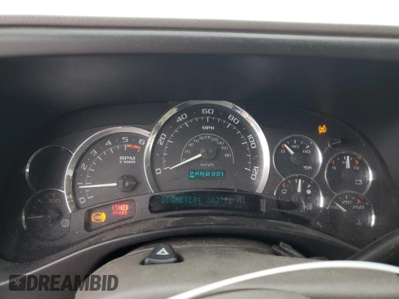 2005 Cadillac Escalade z VIN 1GYEK63N95R204674, wystawiony jako Copart lot #55854175 z przebiegiem 303 771 mil mil oraz Tytuł czysty. Historia ofert i sprzedaży dostępna na DreamBid. Obrazek 9.