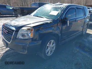 2017 GMC Terrain SLE with VIN 2GKALMEK3H6325083, listed as a IAAI auction lot 41546736 with 105,572 mi miles. Bid and sale history available at carsss.com. Image 2.