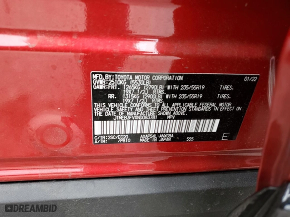 2022 Toyota RAV4 Prime XSE with VIN JTMEB3FVXND083781, listed as a Copart auction lot 73526892 with NaN miles. Bid and sale history available at carsss.com. Image 14.