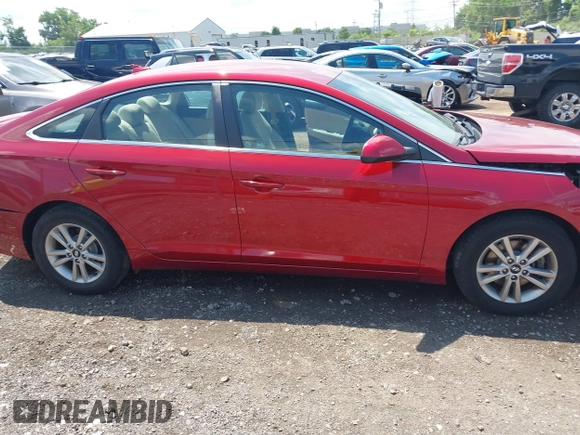 2016 Hyundai Sonata SE with VIN 5NPE24AF7GH318608, listed as a IAAI auction lot 42665235 with 64,980 mi miles and . Bid and sale history available at DreamBid. Image 14.