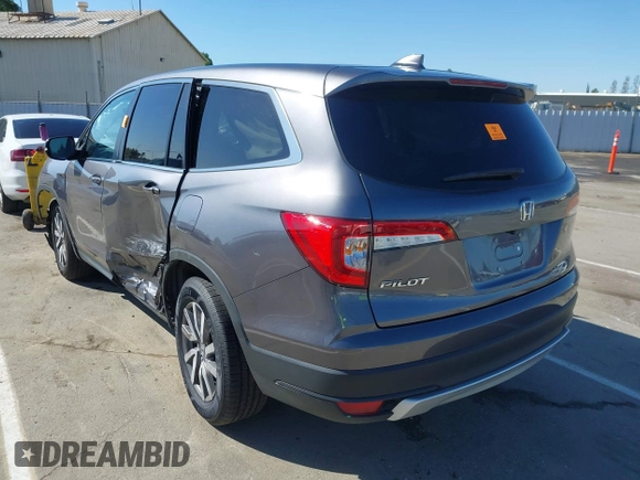 2020 Honda Pilot EX-L with VIN 5FNYF5H51LB020830, listed as a IAAI auction lot 42255746 with 60,503 mi miles and . Bid and sale history available at DreamBid. Image 3.