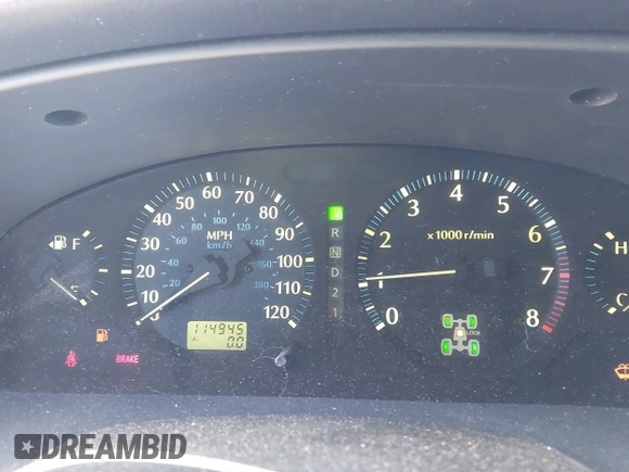 2002 Infiniti QX4 Luxury z VIN JNRDR09Y12W261007, wystawiony jako IAAI lot #41741097 z przebiegiem 114 945 mil mil oraz . Historia ofert i sprzedaży dostępna na DreamBid. Obrazek 7.