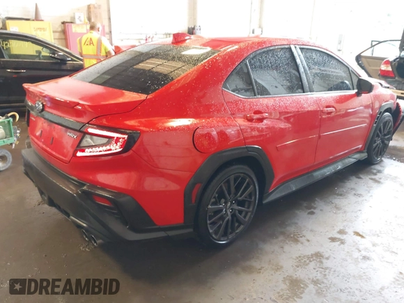 2023 Subaru WRX Premium with VIN JF1VBAH66P8819465, listed as a IAAI auction lot 42259587 with 15,016 mi miles and . Bid and sale history available at DreamBid. Image 4.