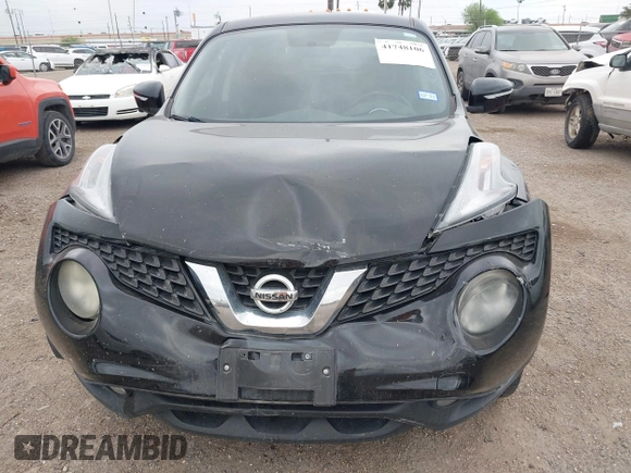 2015 Nissan Juke SV with VIN JN8AF5MR7FT502217, listed as a IAAI auction lot 41748106 with 97,200 mi miles. Bid and sale history available at carsss.com. Image 12.