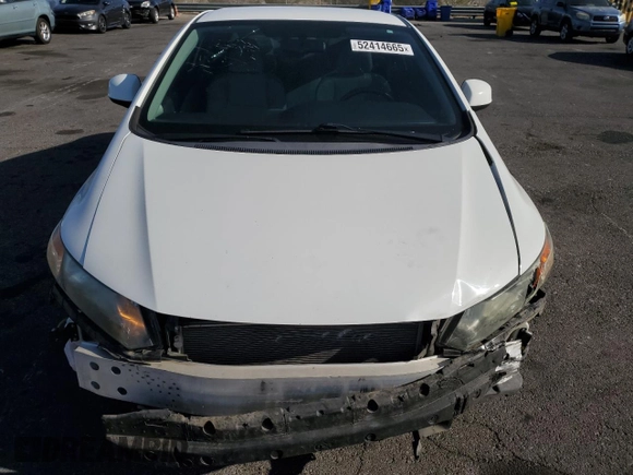2012 Honda Civic Cpe LX with VIN 2HGFG3B52CH558983, listed as a Copart auction lot 52414665 with 79,925 mi miles and Salvage Title. Bid and sale history available at carsss.com. Image 5.