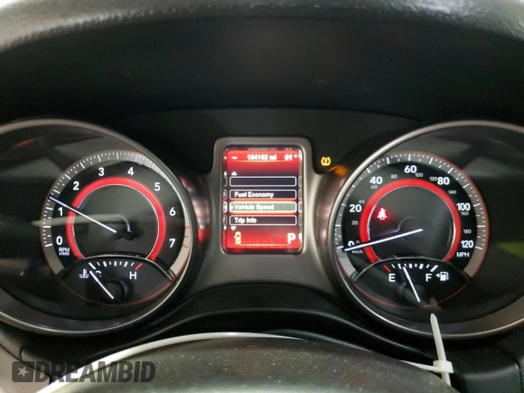 2016 Dodge Journey Crossroad Plus with VIN 3C4PDDGG8GT142686, listed as a Copart auction lot 59026625 with 104,162 mi miles and Salvage title. Bid and sale history available at DreamBid. Image 9.