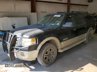 2007 Ford Expedition EL Eddie Bauer with VIN 1FMFK17507LA39140, listed as a Copart auction lot 66208174 with 261,227 mi miles and Clean Title. Bid and sale history available at carsss.com. Image 1.